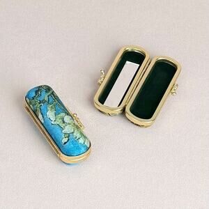 Artist Inspired Lipstick Case w/ Mirror | Van Gogh Apple Blossom Tree